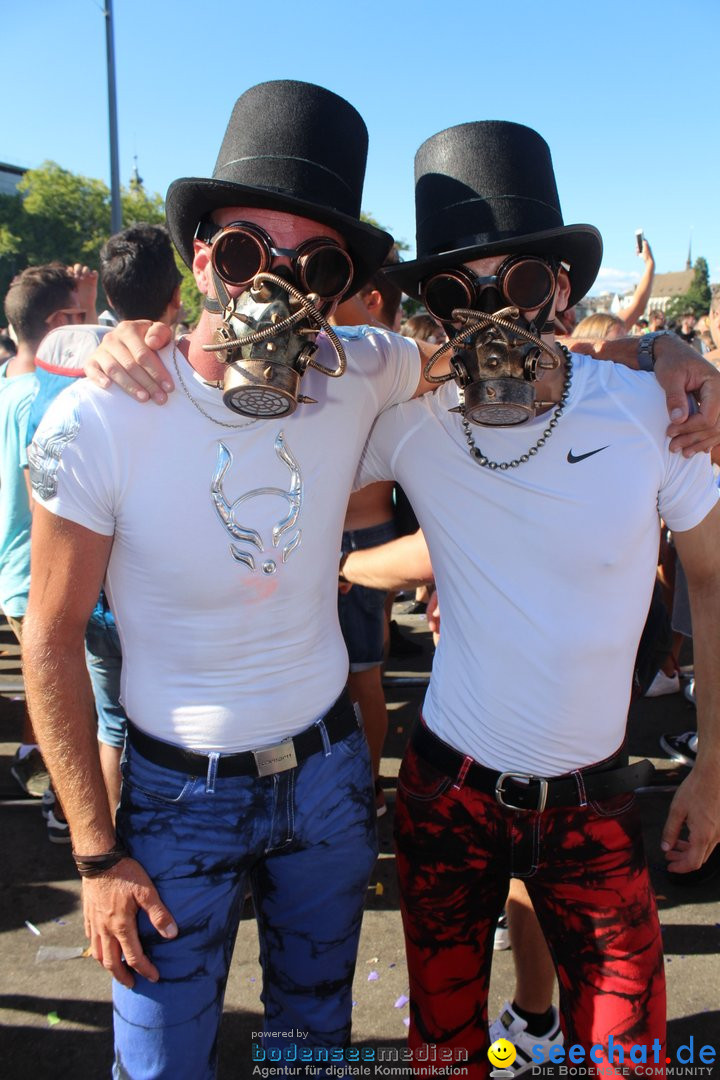 Streetparade 2018 - Culture of tolerance: Zuerich, 11.08.2018