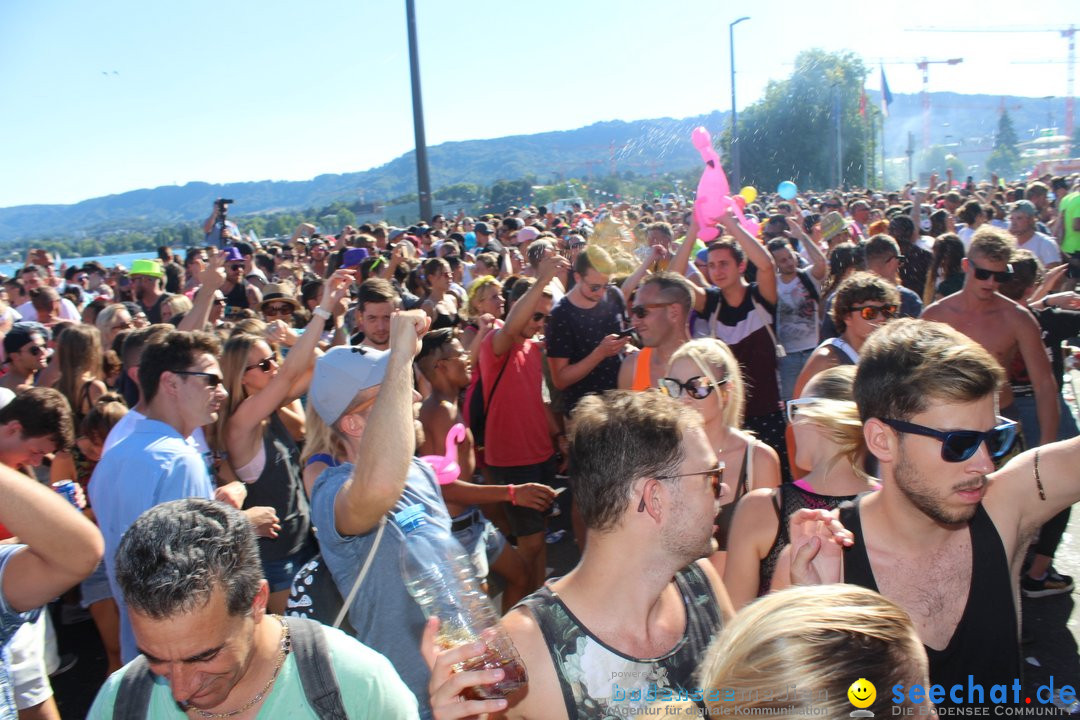 Streetparade 2018 - Culture of tolerance: Zuerich, 11.08.2018