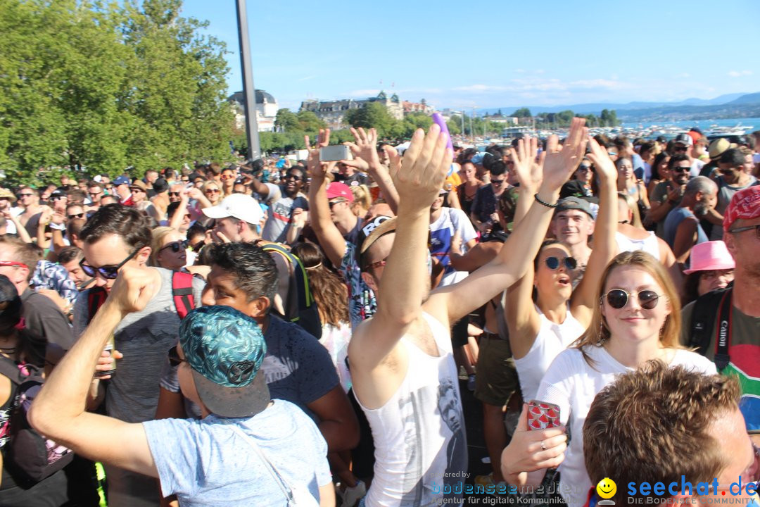 Streetparade 2018 - Culture of tolerance: Zuerich, 11.08.2018