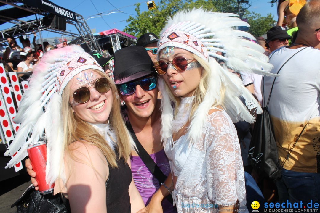 Streetparade 2018 - Culture of tolerance: Zuerich, 11.08.2018