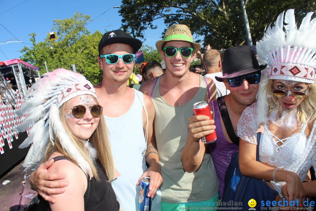 Streetparade 2018 - Culture of tolerance: Zuerich, 11.08.2018