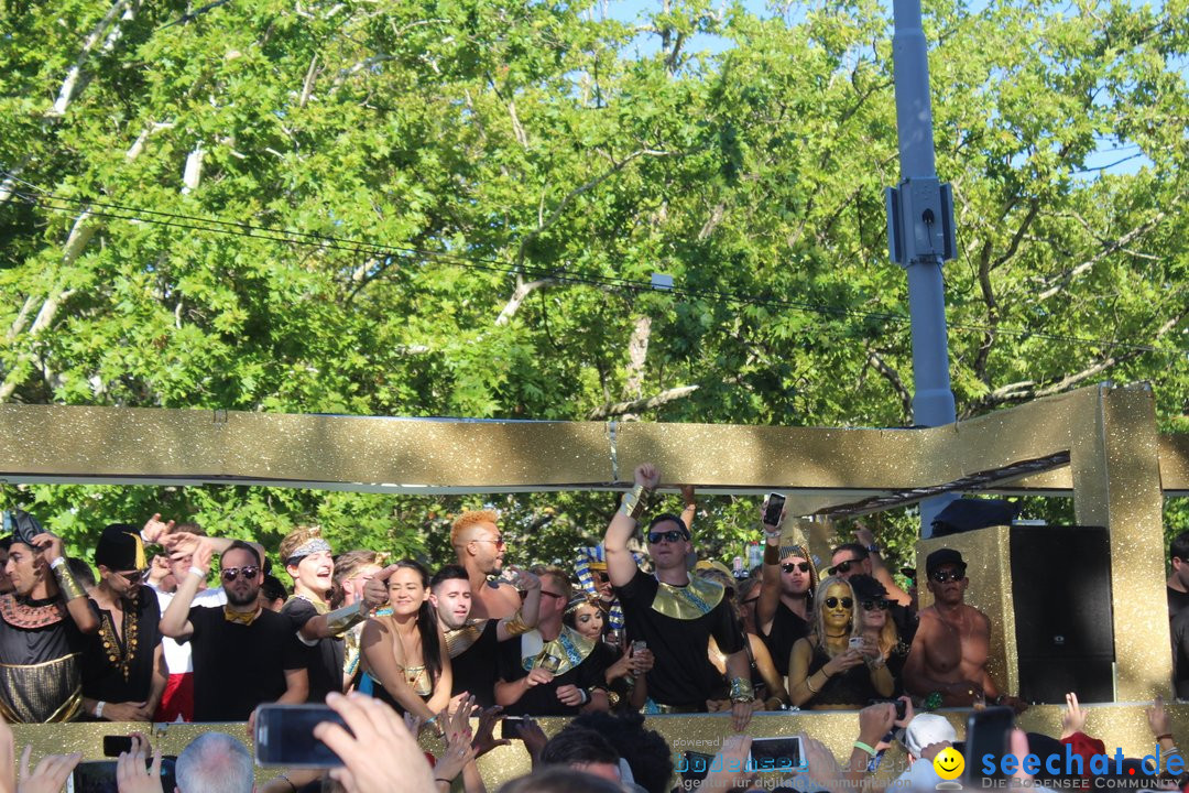 Streetparade 2018 - Culture of tolerance: Zuerich, 11.08.2018