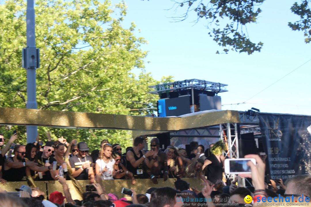 Streetparade 2018 - Culture of tolerance: Zuerich, 11.08.2018