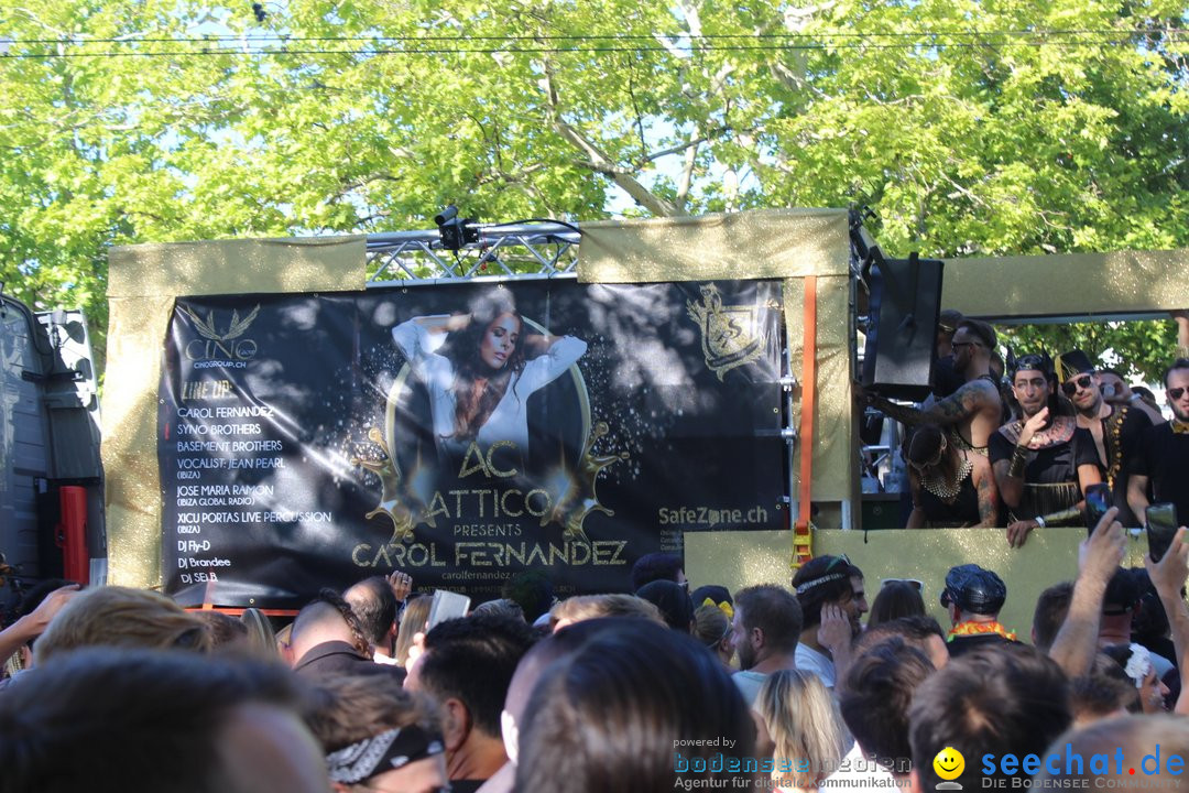 Streetparade 2018 - Culture of tolerance: Zuerich, 11.08.2018