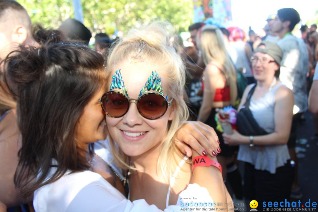 Streetparade 2018 - Culture of tolerance: Zuerich, 11.08.2018