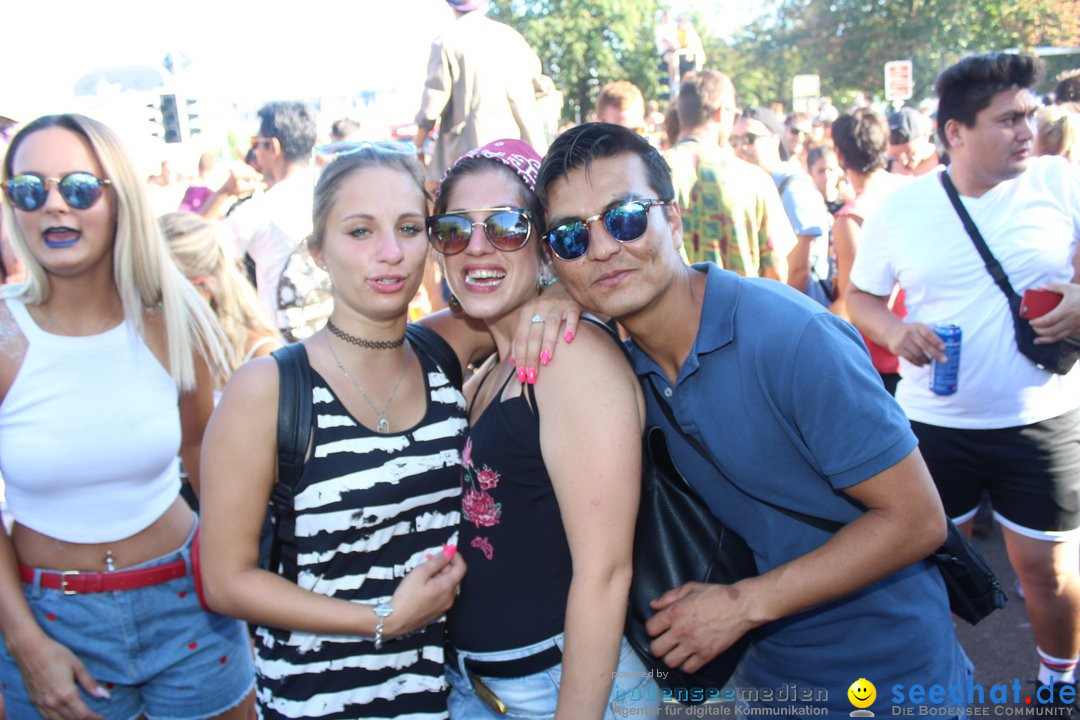 Streetparade 2018 - Culture of tolerance: Zuerich, 11.08.2018