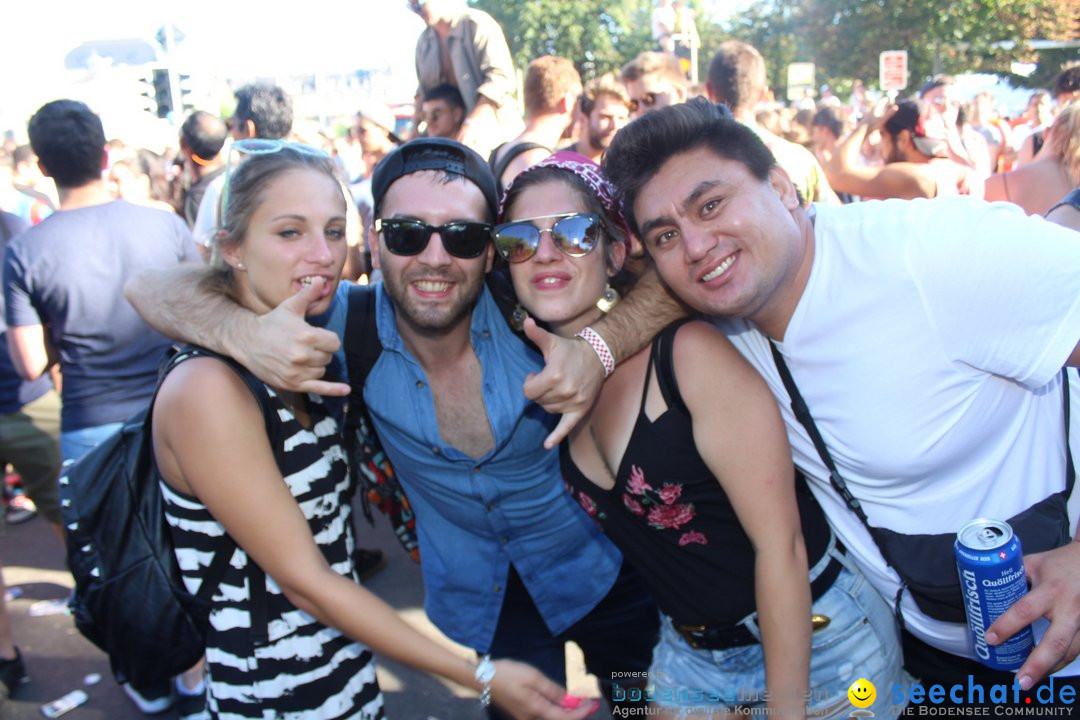 Streetparade 2018 - Culture of tolerance: Zuerich, 11.08.2018