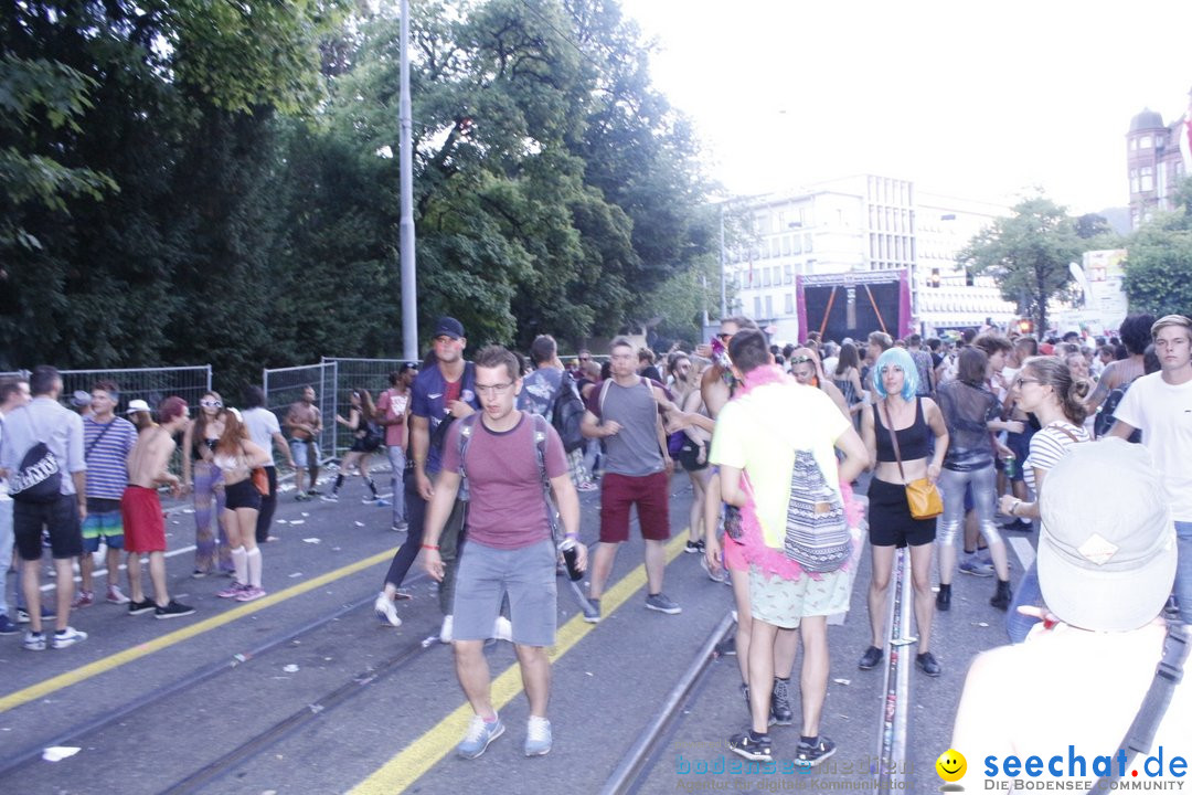 Streetparade 2018 - Culture of tolerance: Zuerich, 11.08.2018