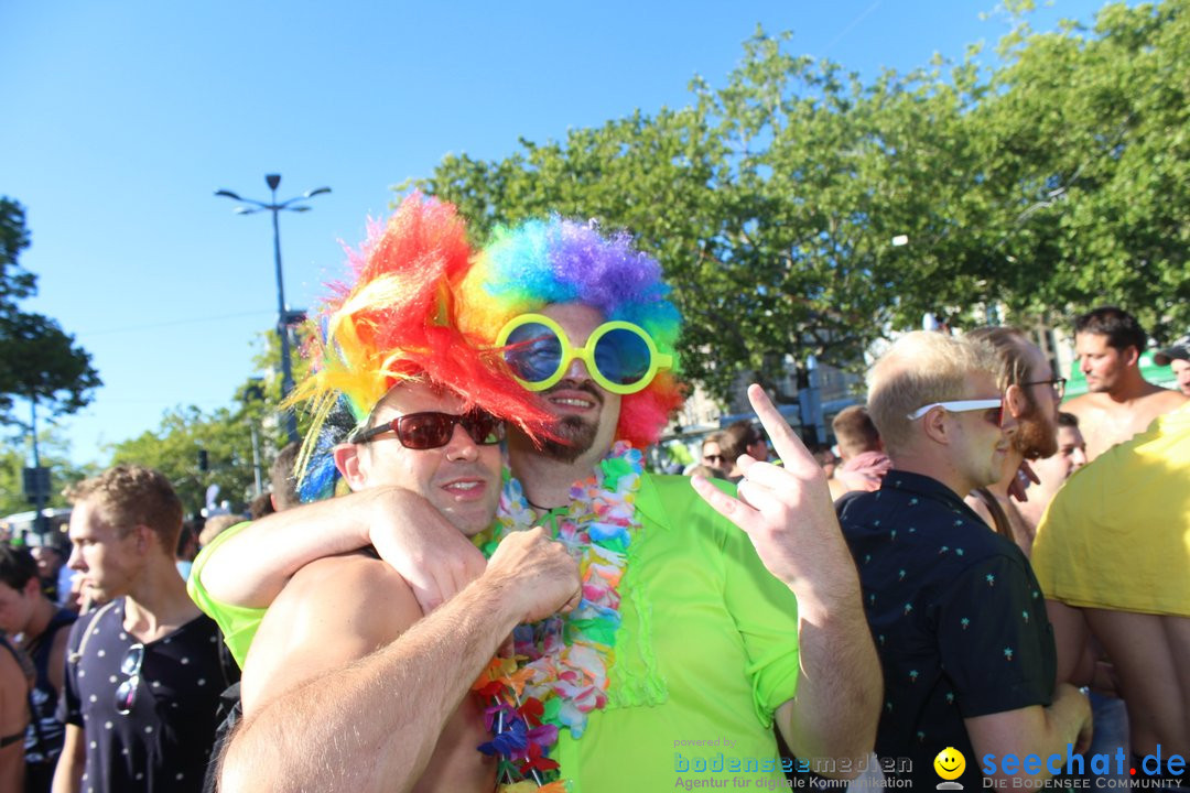 Streetparade 2018 - Culture of tolerance: Zuerich, 11.08.2018