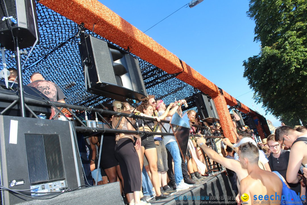 Streetparade 2018 - Culture of tolerance: Zuerich, 11.08.2018