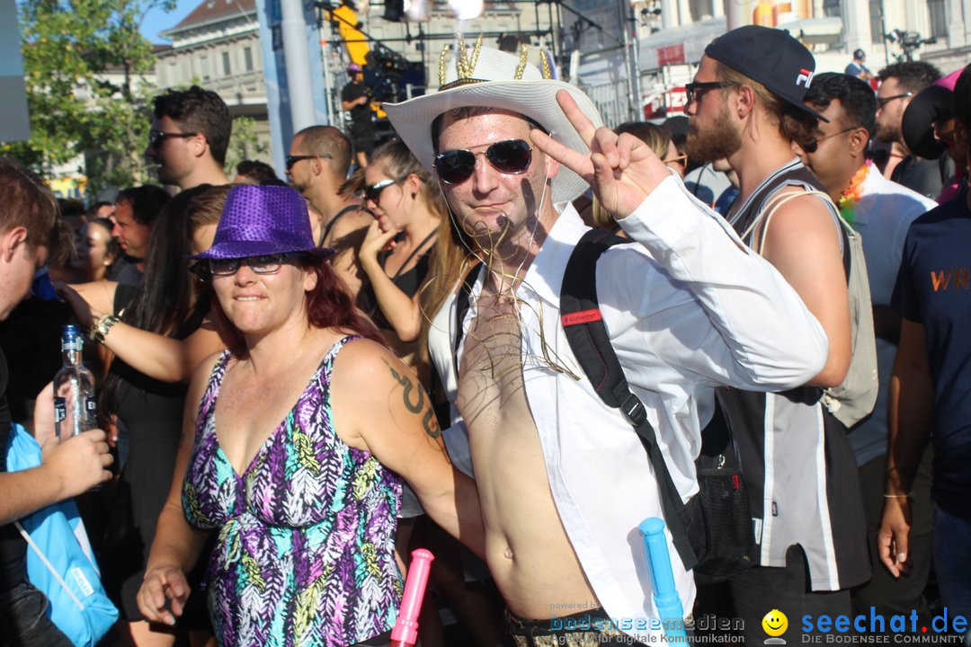 Streetparade 2018 - Culture of tolerance: Zuerich, 11.08.2018