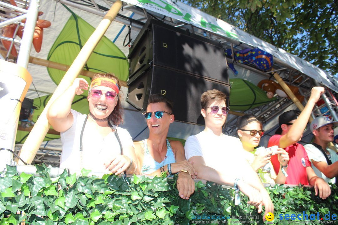 Streetparade 2018 - Culture of tolerance: Zuerich, 11.08.2018