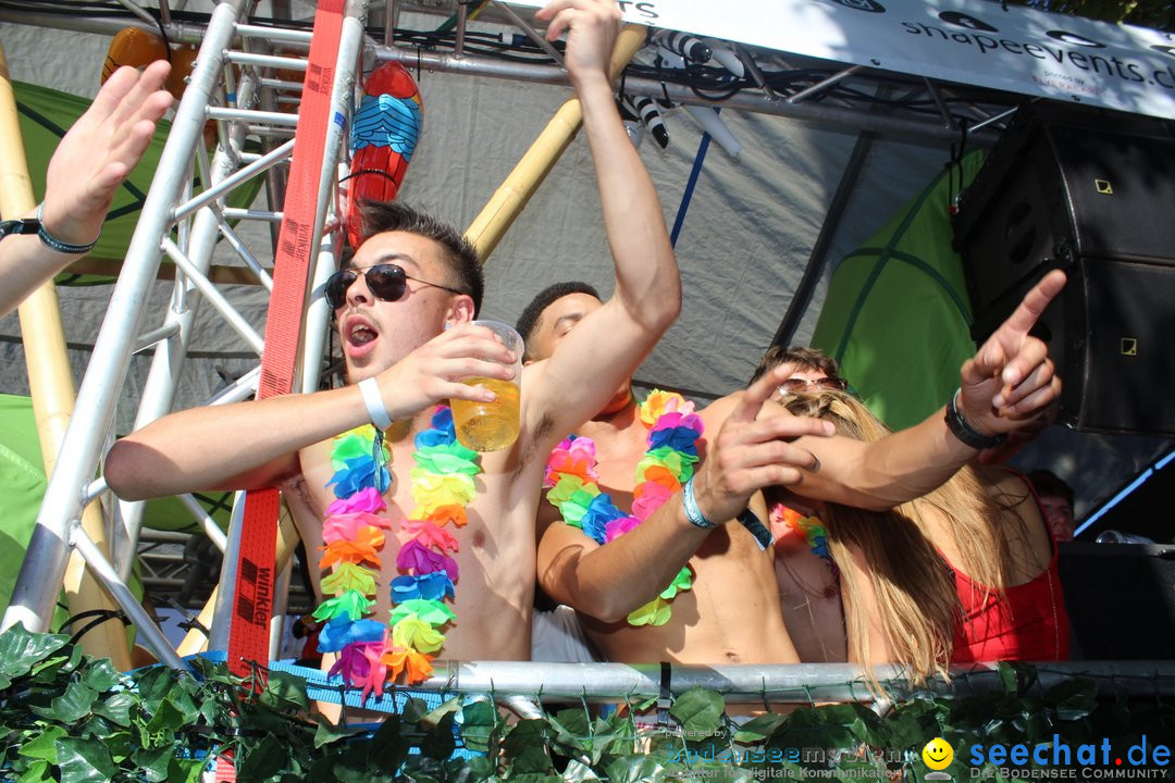 Streetparade 2018 - Culture of tolerance: Zuerich, 11.08.2018