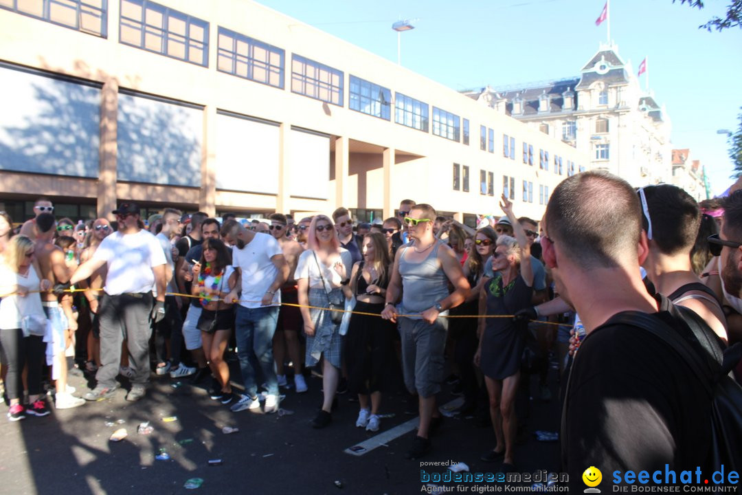 Streetparade 2018 - Culture of tolerance: Zuerich, 11.08.2018