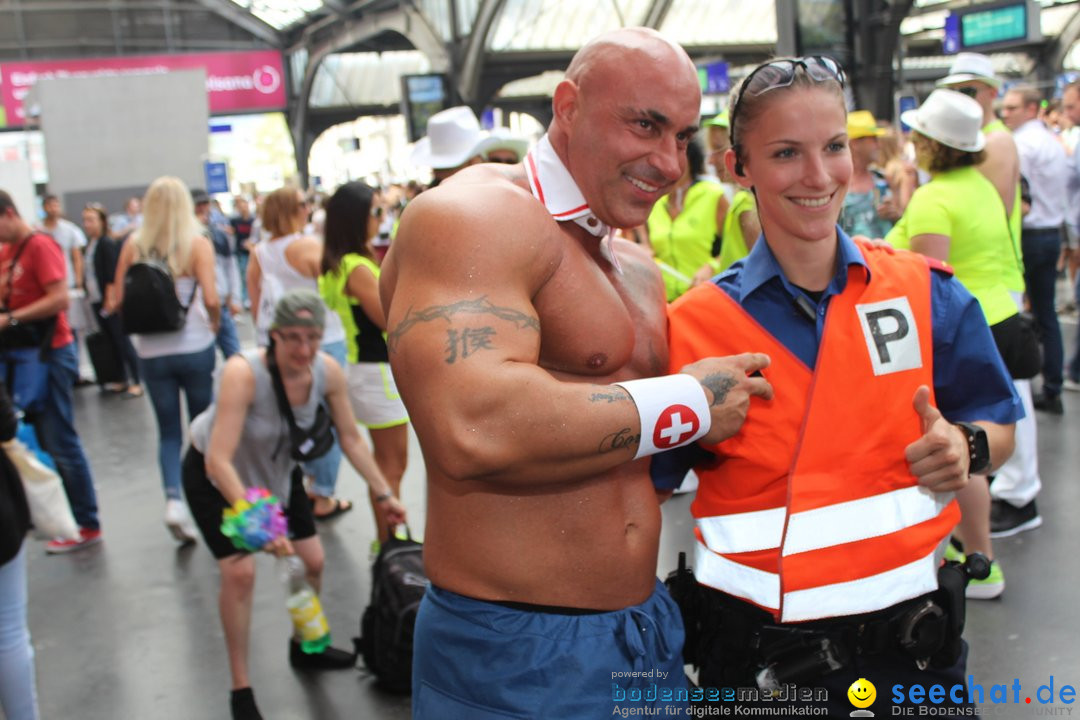 Streetparade 2018 - Culture of tolerance: Zuerich, 11.08.2018