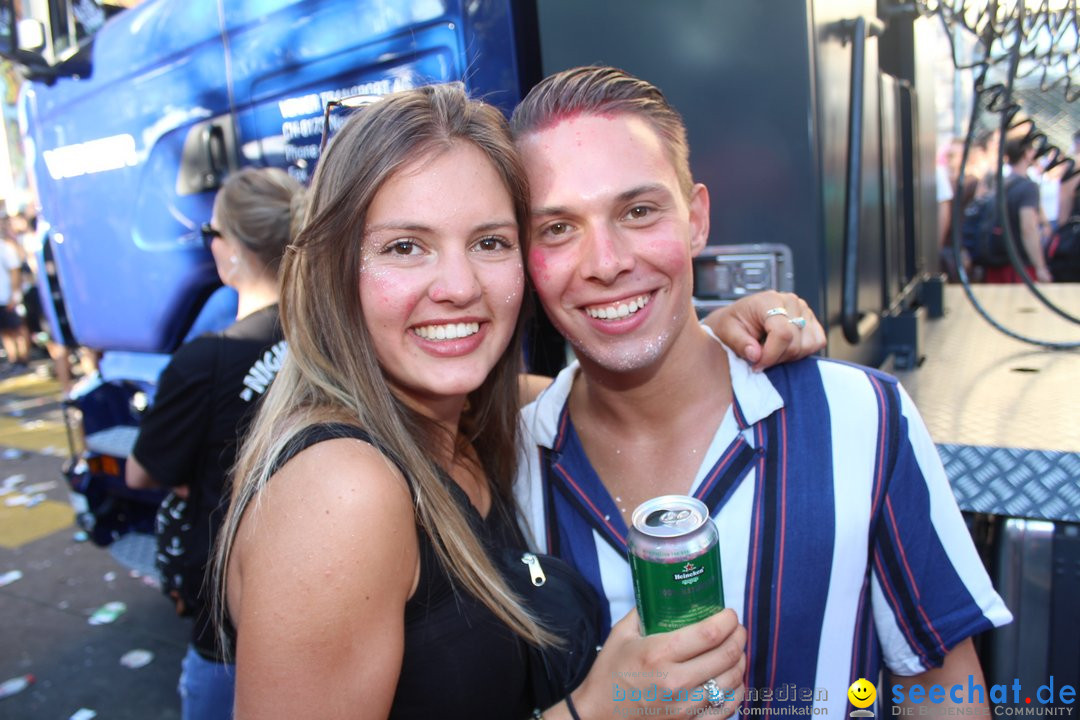 Streetparade 2018 - Culture of tolerance: Zuerich, 11.08.2018