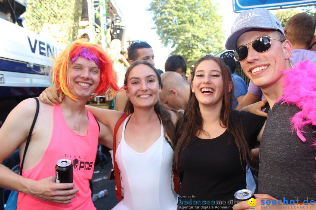 Streetparade 2018 - Culture of tolerance: Zuerich, 11.08.2018