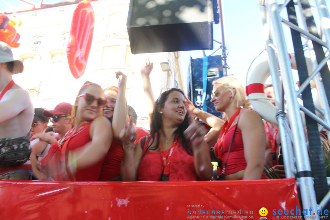 Streetparade 2018 - Culture of tolerance: Zuerich, 11.08.2018