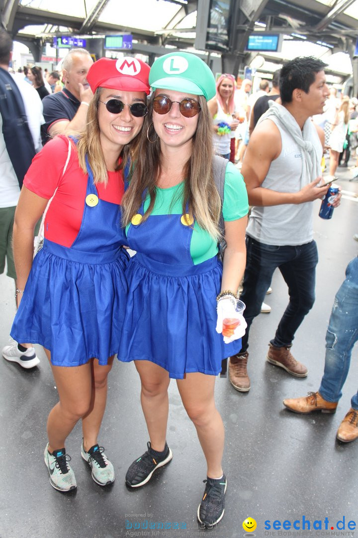 Streetparade 2018 - Culture of tolerance: Zuerich, 11.08.2018