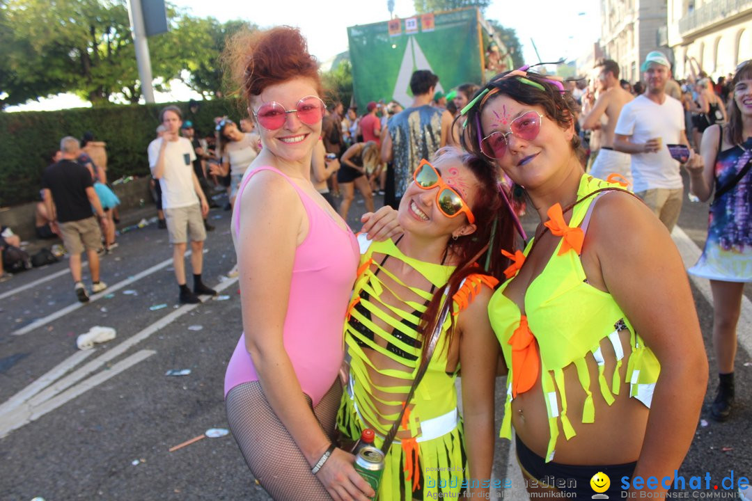 Streetparade 2018 - Culture of tolerance: Zuerich, 11.08.2018