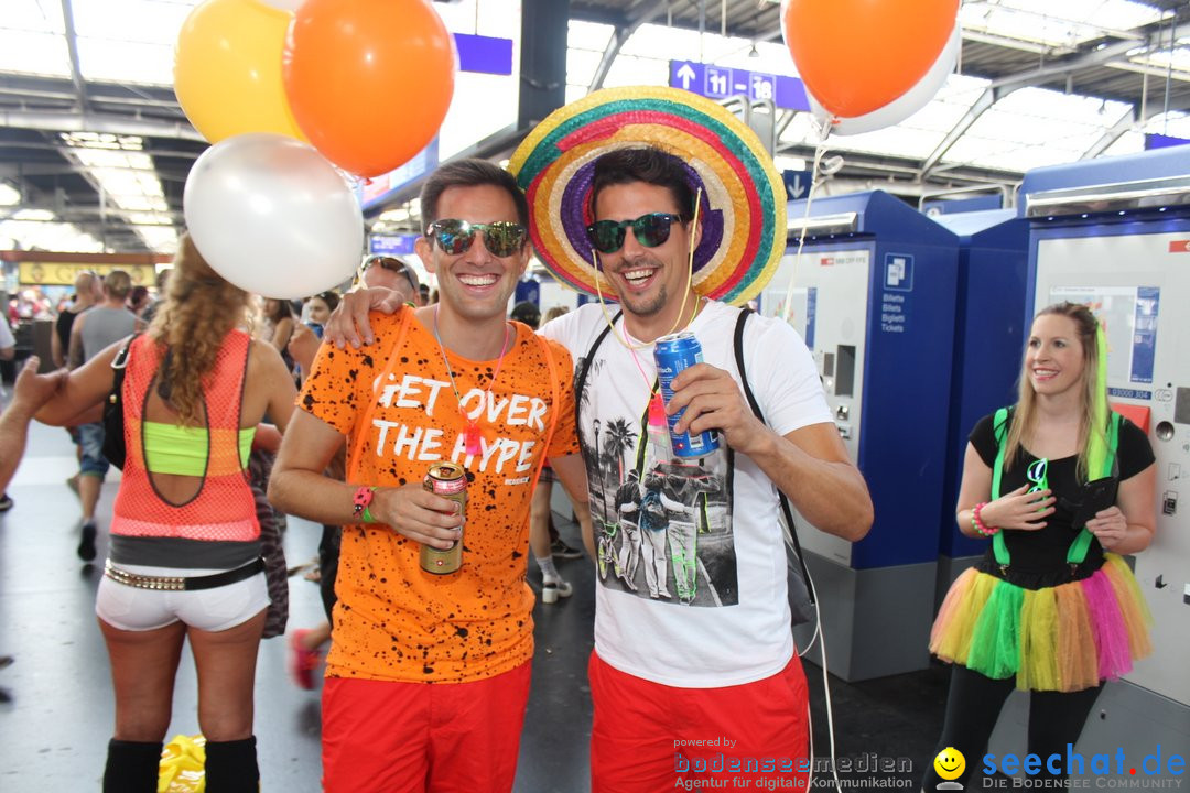 Streetparade 2018 - Culture of tolerance: Zuerich, 11.08.2018