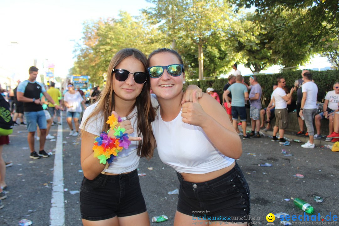 Streetparade 2018 - Culture of tolerance: Zuerich, 11.08.2018