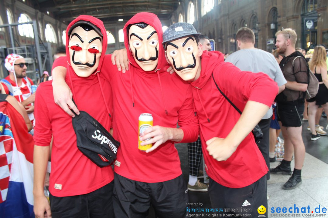 Streetparade 2018 - Culture of tolerance: Zuerich, 11.08.2018