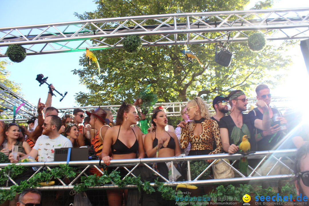 Streetparade 2018 - Culture of tolerance: Zuerich, 11.08.2018