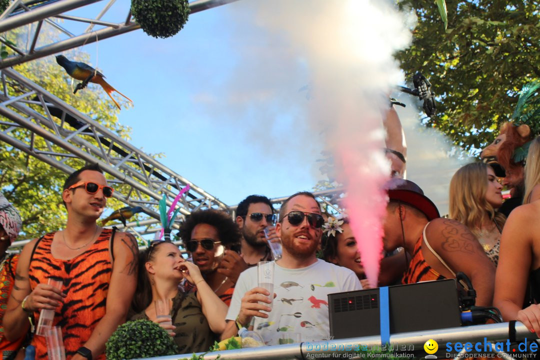 Streetparade 2018 - Culture of tolerance: Zuerich, 11.08.2018