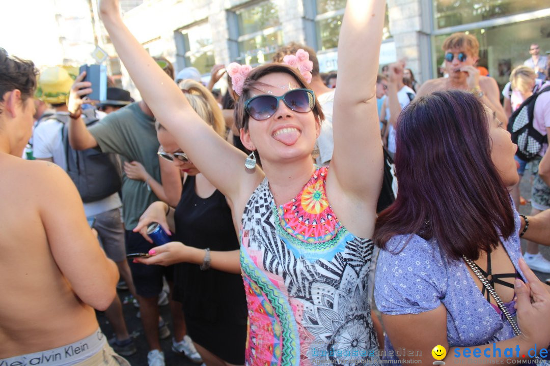 Streetparade 2018 - Culture of tolerance: Zuerich, 11.08.2018