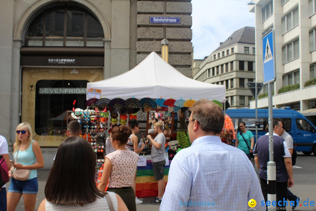 Streetparade 2018 - Culture of tolerance: Zuerich, 11.08.2018