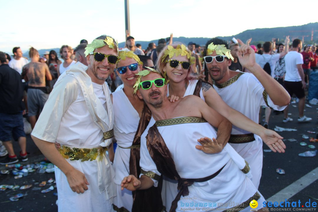 Streetparade 2018 - Culture of tolerance: Zuerich, 11.08.2018