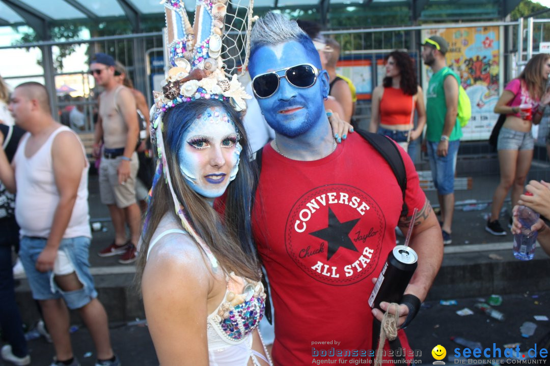 Streetparade 2018 - Culture of tolerance: Zuerich, 11.08.2018