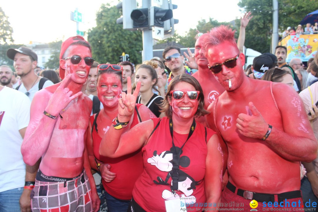 Streetparade 2018 - Culture of tolerance: Zuerich, 11.08.2018