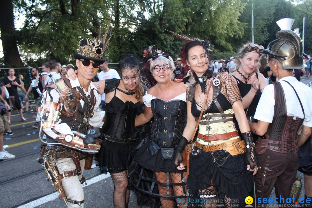 Streetparade 2018 - Culture of tolerance: Zuerich, 11.08.2018