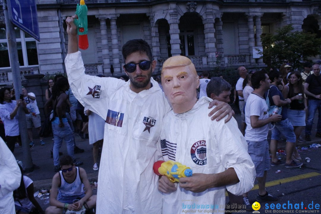 Streetparade 2018 - Culture of tolerance: Zuerich, 11.08.2018