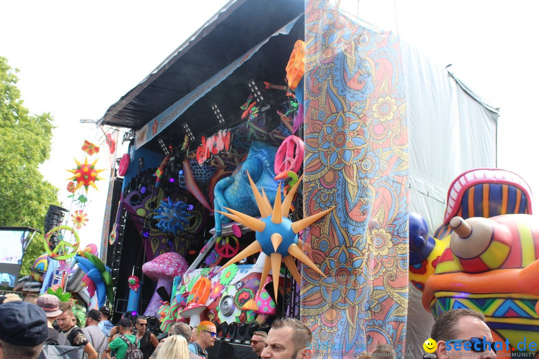 Streetparade 2018 - Culture of tolerance: Zuerich, 11.08.2018