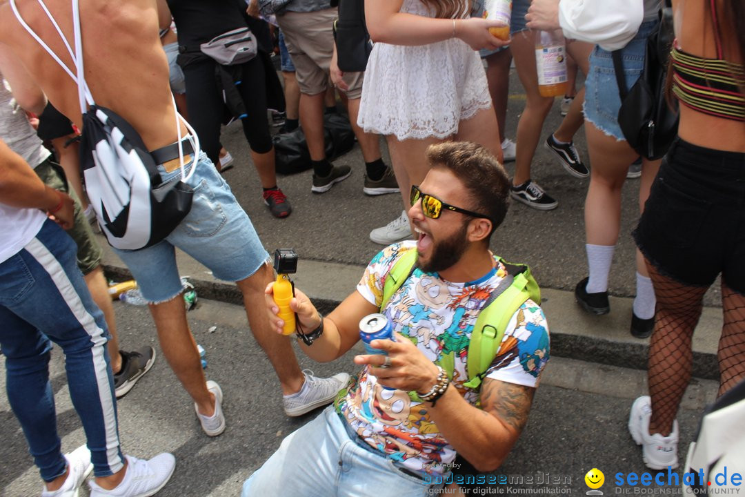 Streetparade 2018 - Culture of tolerance: Zuerich, 11.08.2018