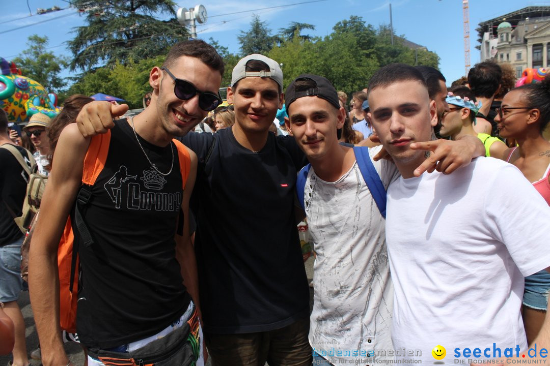 Streetparade 2018 - Culture of tolerance: Zuerich, 11.08.2018