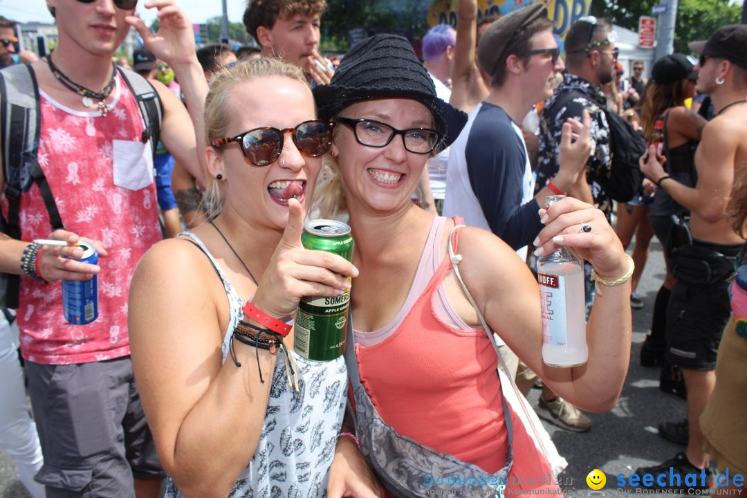 Streetparade 2018 - Culture of tolerance: Zuerich, 11.08.2018