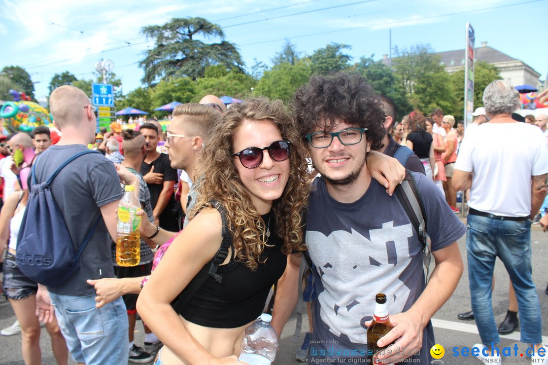 Streetparade 2018 - Culture of tolerance: Zuerich, 11.08.2018