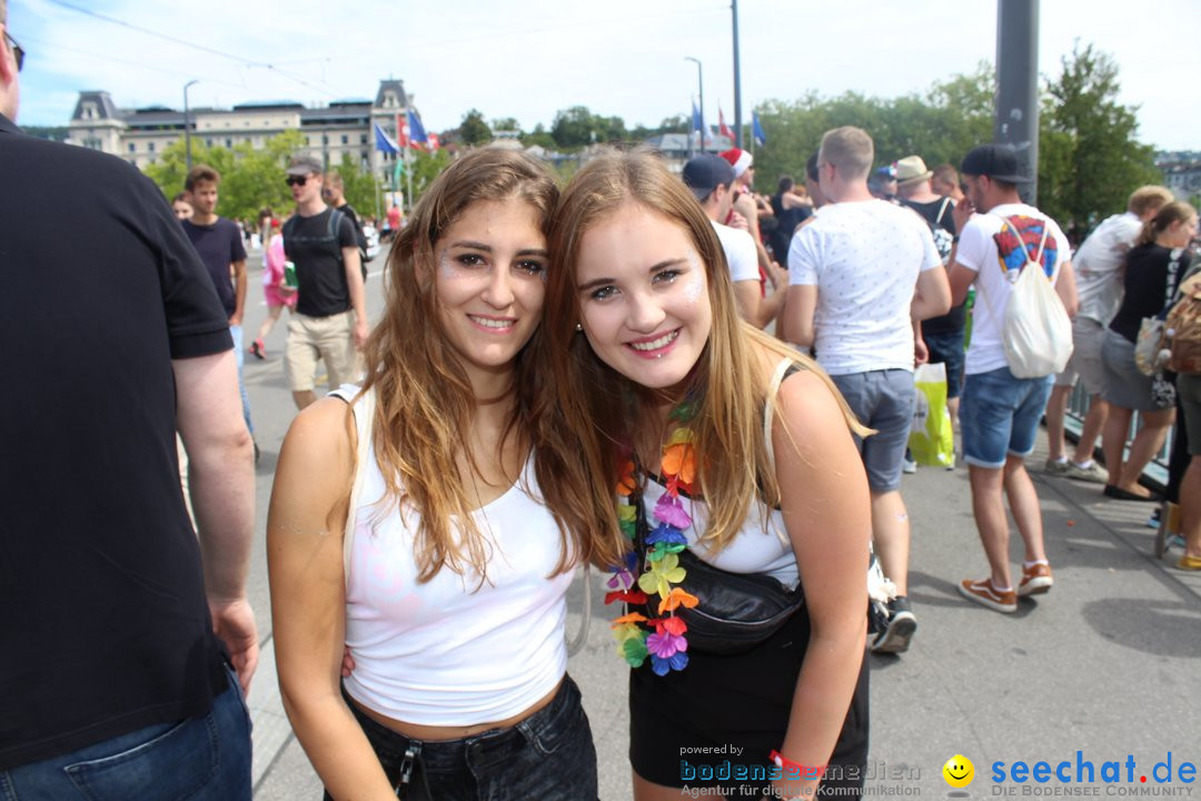 Streetparade 2018 - Culture of tolerance: Zuerich, 11.08.2018