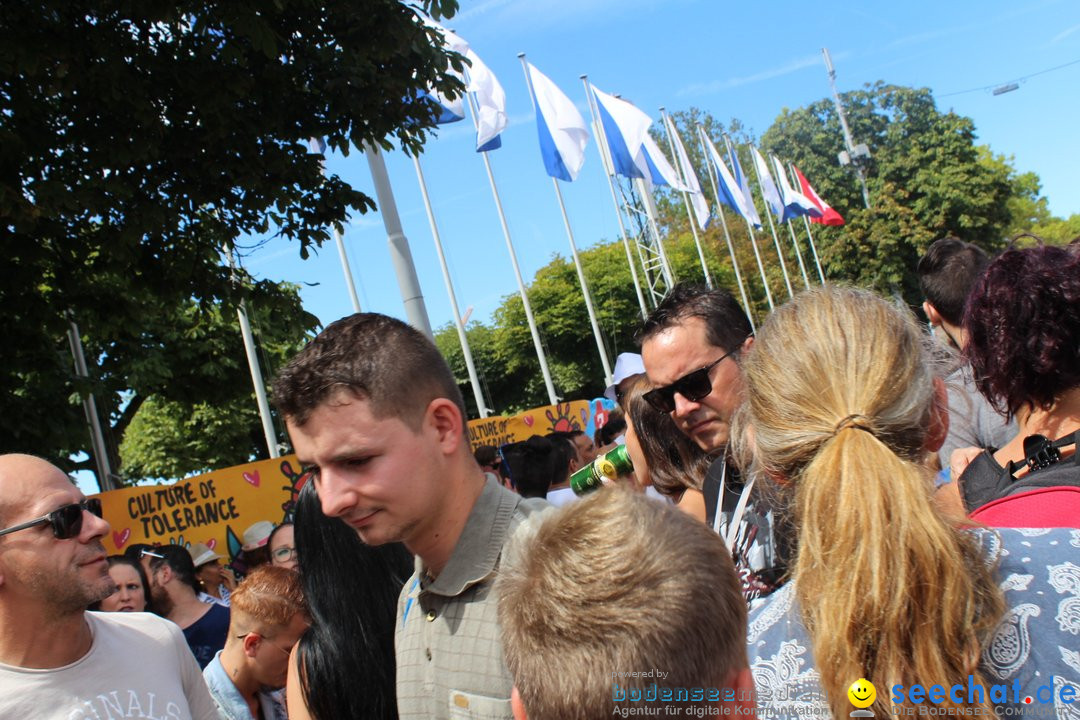 Streetparade 2018 - Culture of tolerance: Zuerich, 11.08.2018