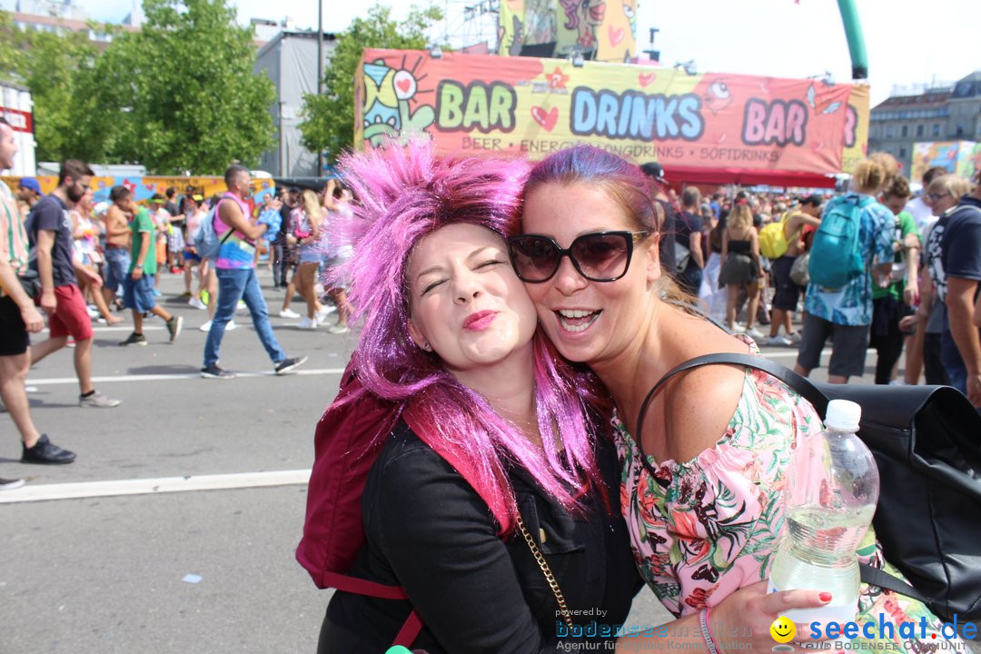 Streetparade 2018 - Culture of tolerance: Zuerich, 11.08.2018