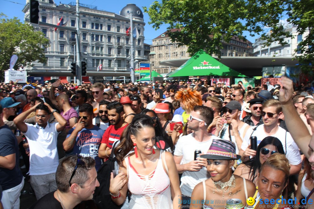 Streetparade 2018 - Culture of tolerance: Zuerich, 11.08.2018