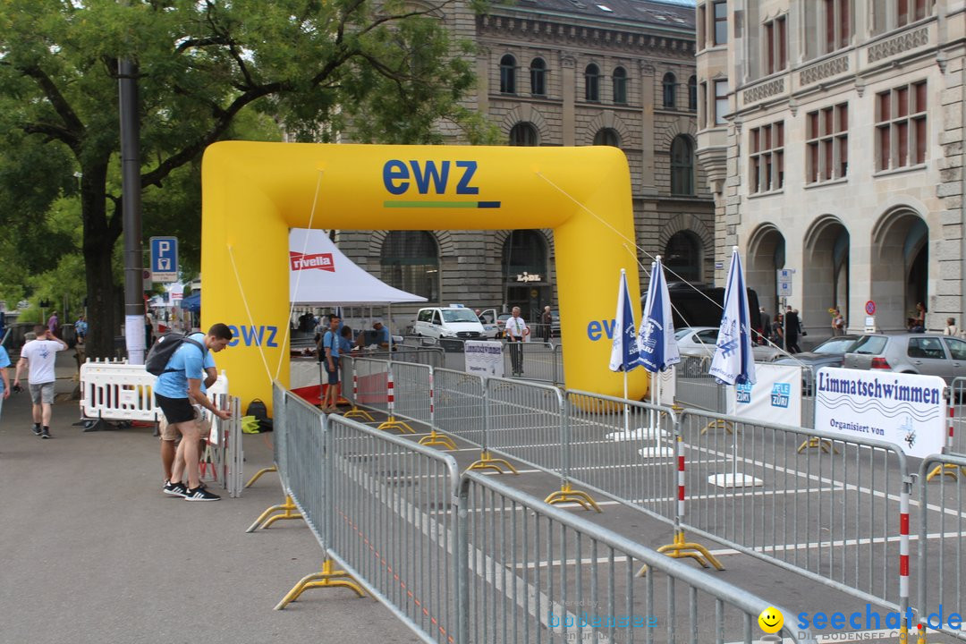 54. Zuercher Limmatschwimmen: Zuerich - Schweiz, 18.08.2018