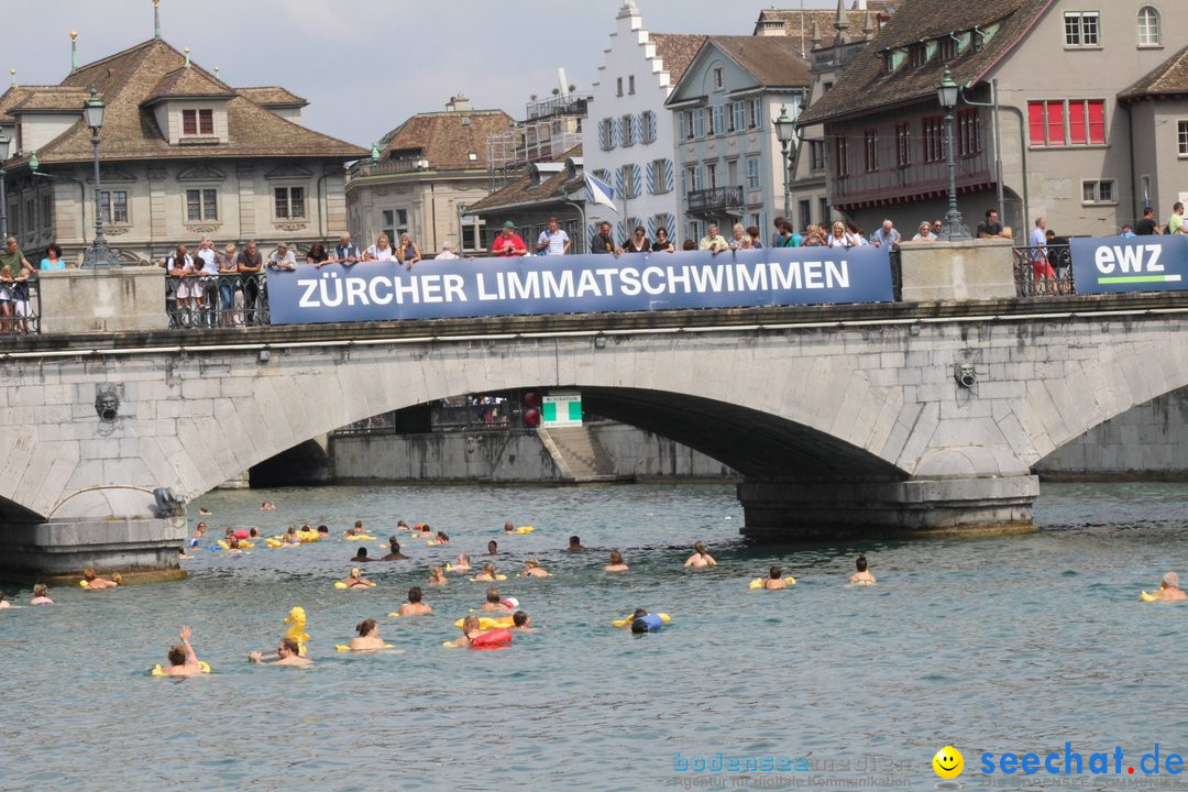 54. Zuercher Limmatschwimmen: Zuerich - Schweiz, 18.08.2018