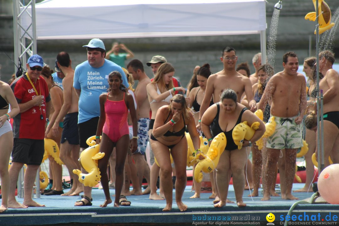 54. Zuercher Limmatschwimmen: Zuerich - Schweiz, 18.08.2018