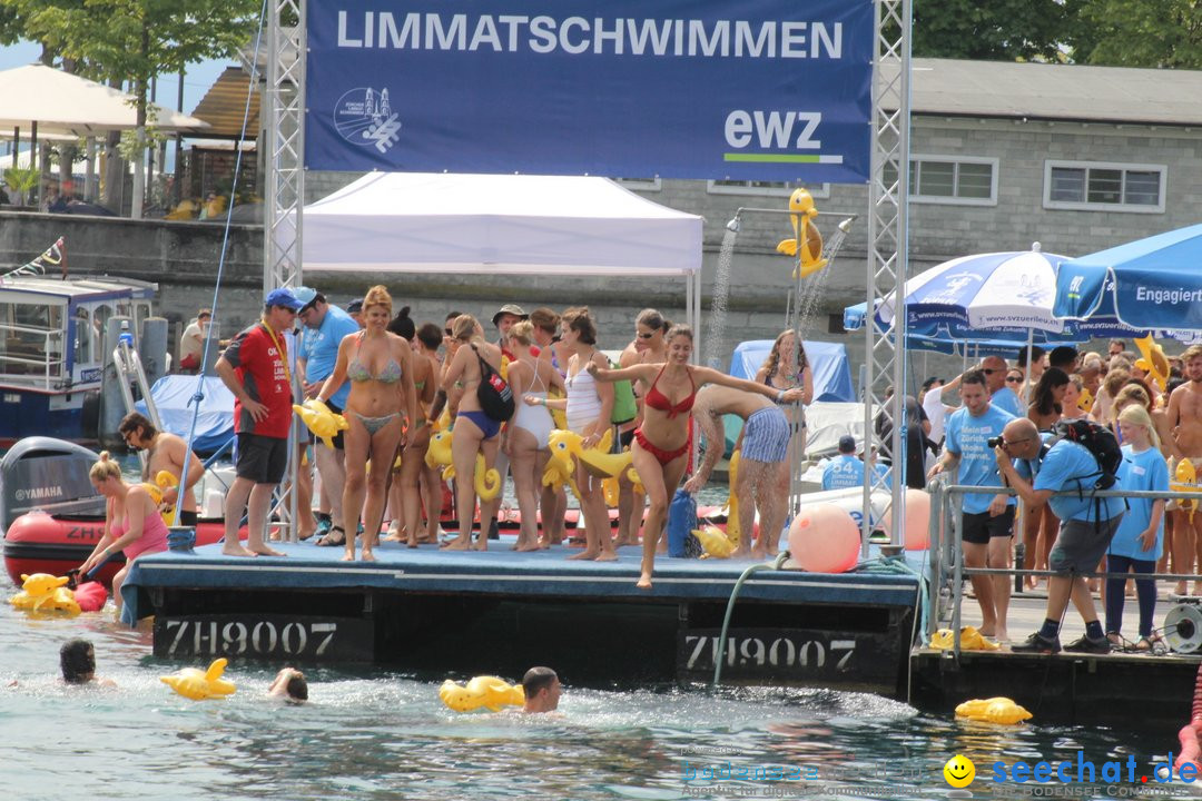 54. Zuercher Limmatschwimmen: Zuerich - Schweiz, 18.08.2018