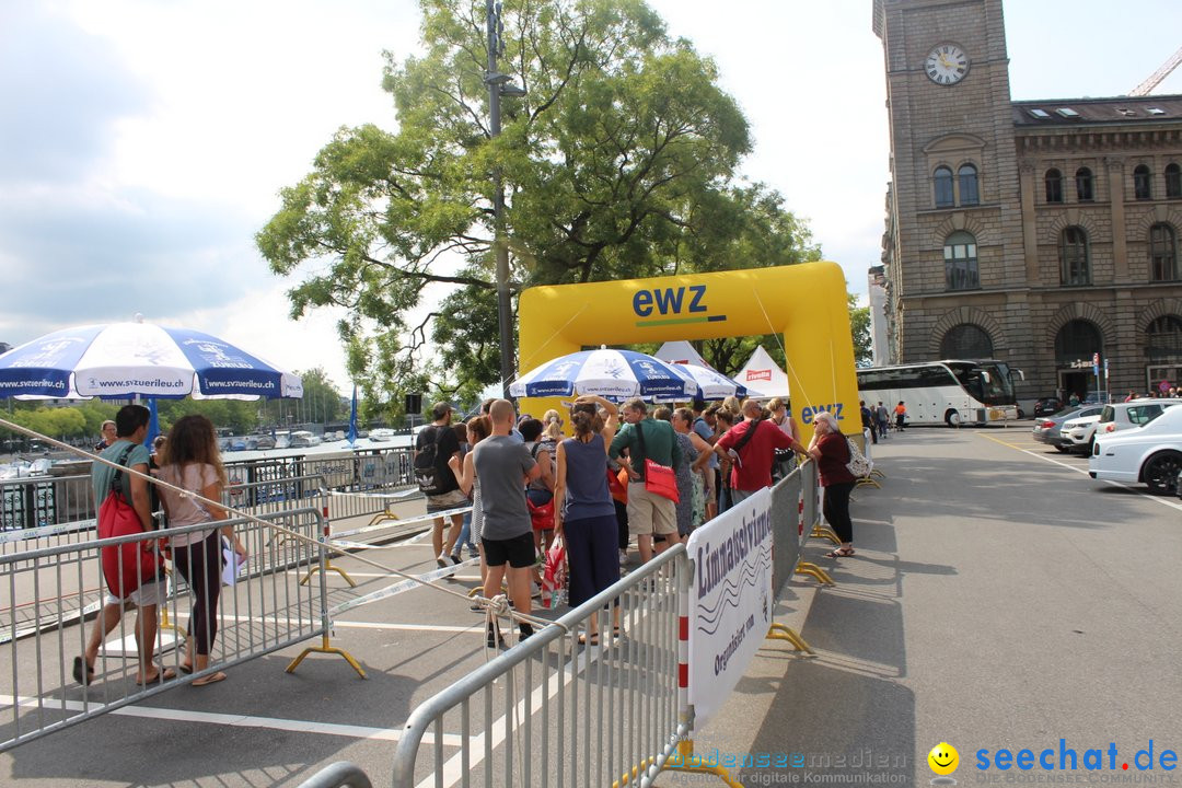 54. Zuercher Limmatschwimmen: Zuerich - Schweiz, 18.08.2018